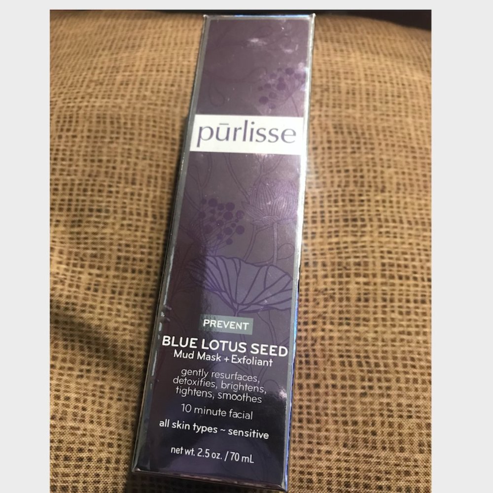 pūrlisse -- Blue Lotus Seed Mud Mask and Exfoliant